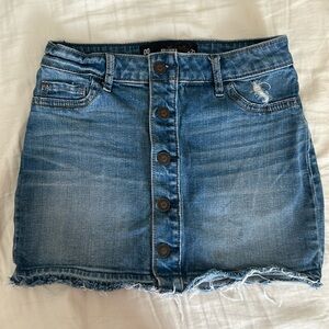 Hollister button skirt